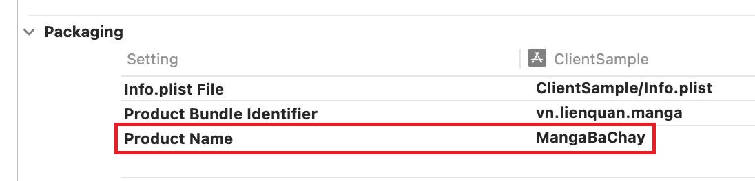 build packing config